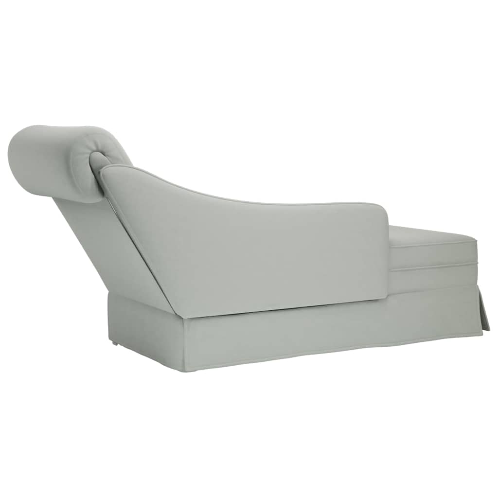 Chaise Longue Met Bolster&Rechterarmleuning Fluweel