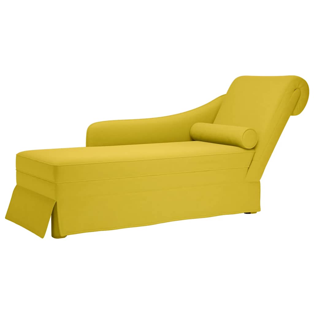 Chaise Longue Met Bolster&Rechterarmleuning Fluweel