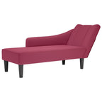 Chaise Longue Met Rechterarmleuning Fluweel