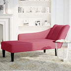 Chaise Longue Met Rechterarmleuning Fluweel
