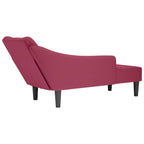 Chaise Longue Met Rechterarmleuning Fluweel