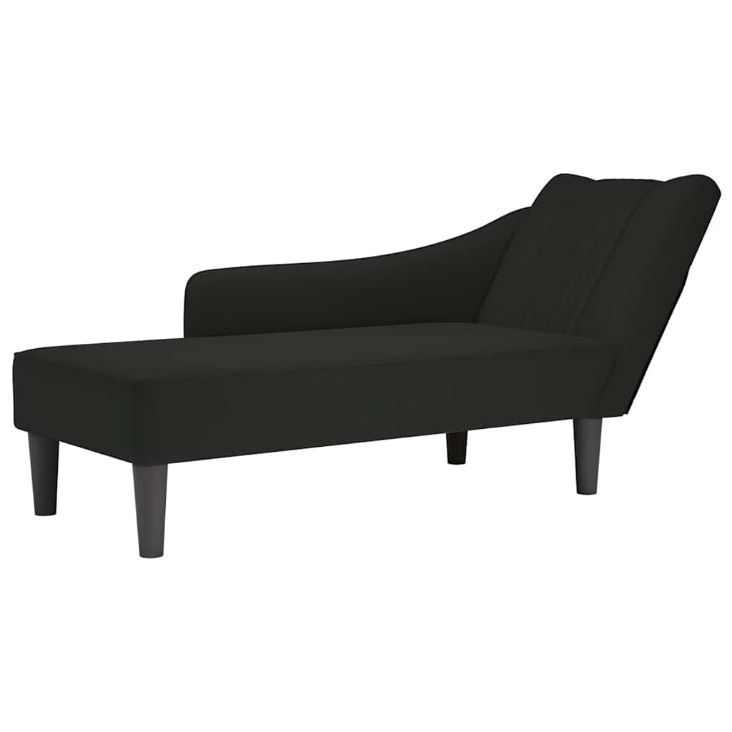 Chaise Longue Met Rechterarmleuning Fluweel