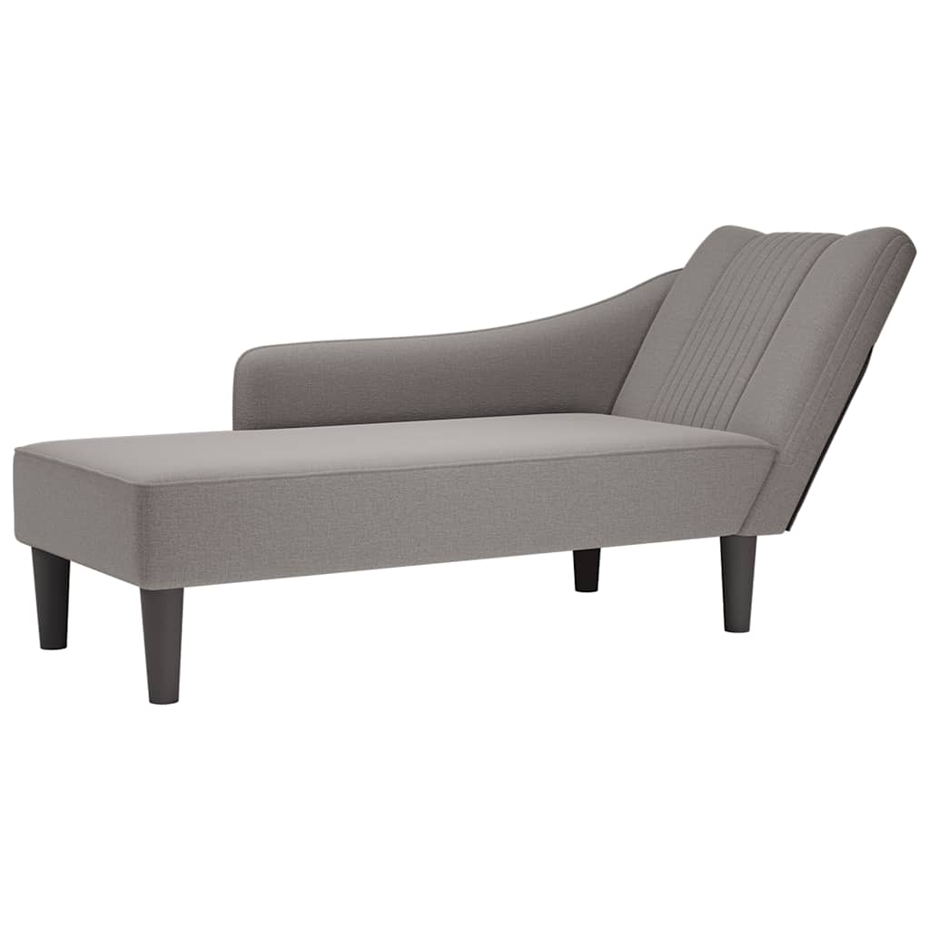 Chaise Longue Met Rechterarmleuning Stof Kleurig