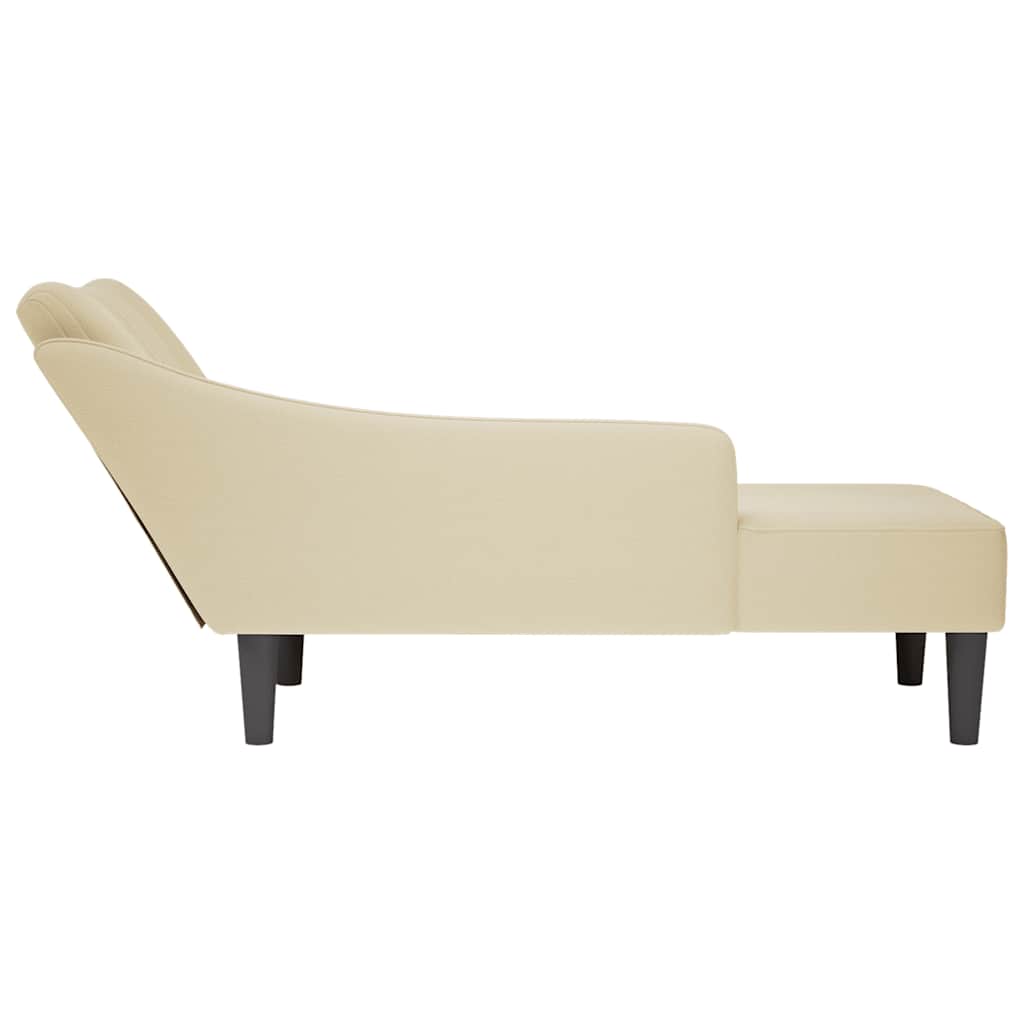 Chaise Longue Met Rechterarmleuning Stof Kleurig
