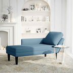 Chaise Longue Met Kussen En Rechterarmleuning Fluweel