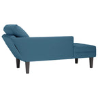 Chaise Longue Met Kussen En Rechterarmleuning Fluweel