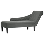 Chaise Longue Met Kussen En Rechterarmleuning Stof