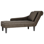 Chaise Longue Kussen En Rechterarmleuning Kunstleer