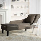 Chaise Longue Kussen En Rechterarmleuning Kunstleer