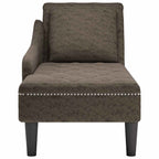 Chaise Longue Kussen En Rechterarmleuning Kunstleer