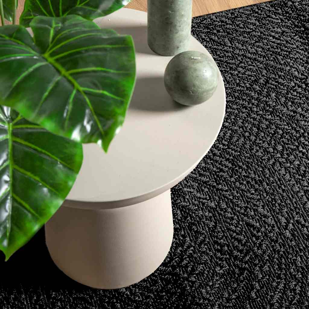 Vloerkleed Zizur Binnen En Buiten 160X230Cm Jute Look Antraciet