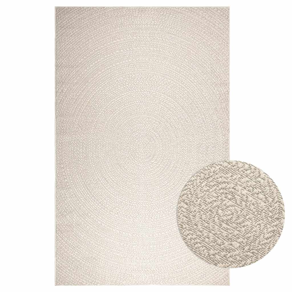 Vloerkleed Zizur Room Binnen En Buiten Jute Look Crème