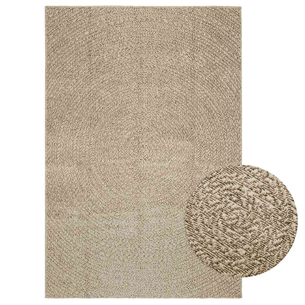 Vloerkleed Zizur Binnen En Buiten Jute Look Beige