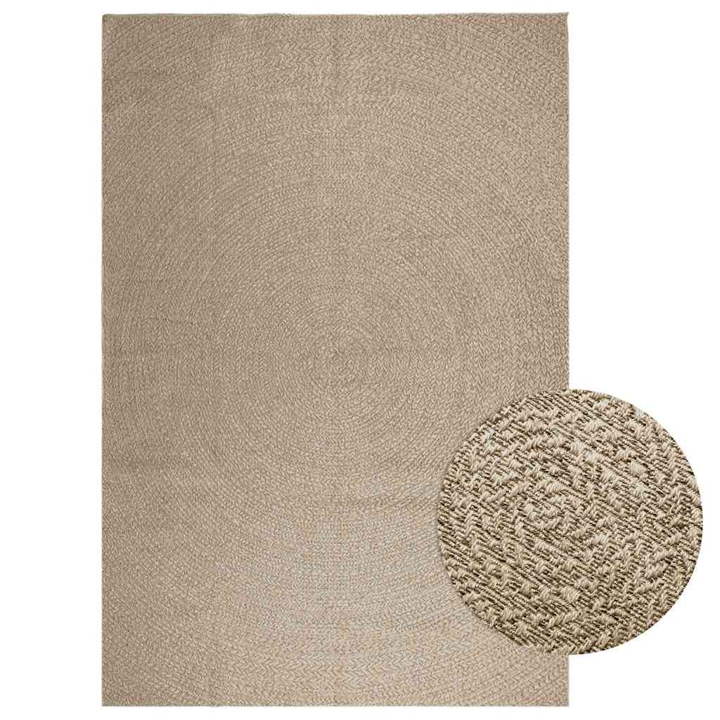 Vloerkleed Zizur Binnen En Buiten Jute Look Beige