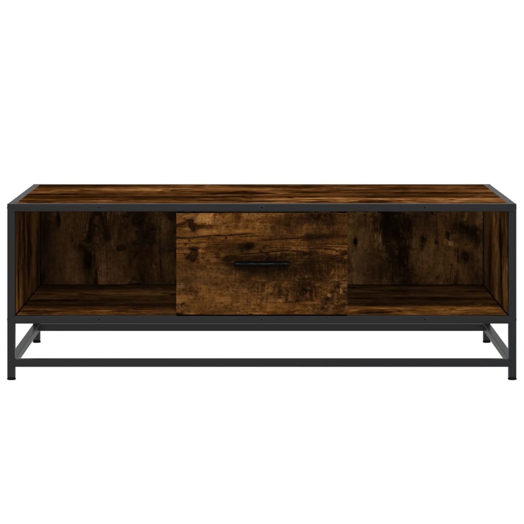 Salontafel 100X57X35 Cm Bewerkt Hout En Metaal