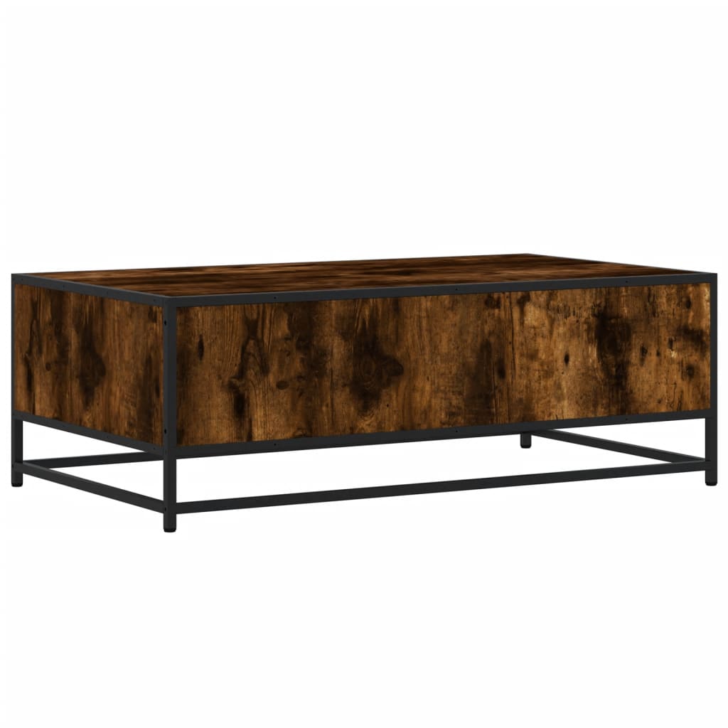 Salontafel 100X57X35 Cm Bewerkt Hout En Metaal
