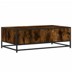 Salontafel 100X57X35 Cm Bewerkt Hout En Metaal