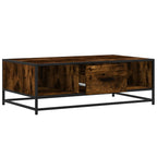Salontafel 100X57X35 Cm Bewerkt Hout En Metaal