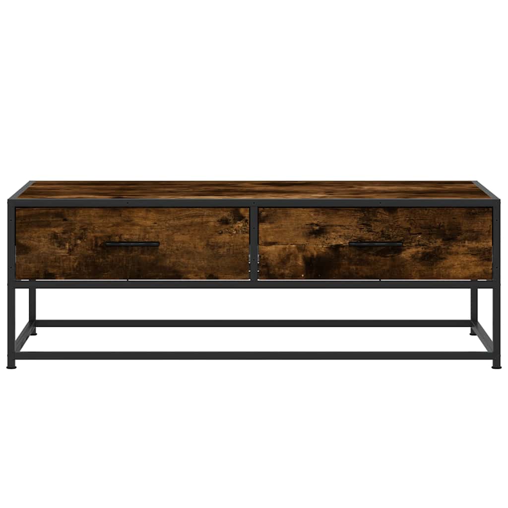Salontafel 100X50X35 Cm Bewerkt Hout En Metaal