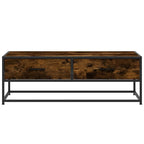 Salontafel 100X50X35 Cm Bewerkt Hout En Metaal