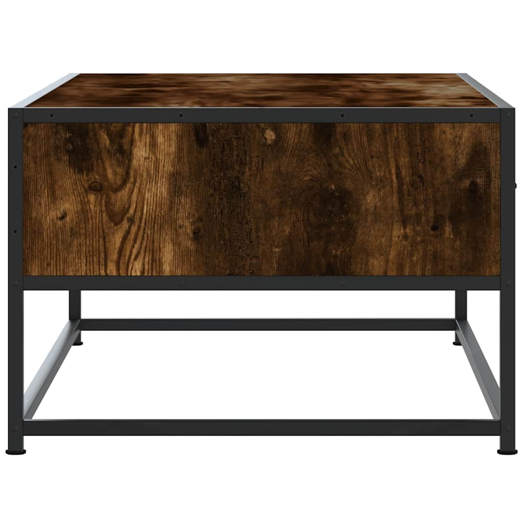 Salontafel 100X50X35 Cm Bewerkt Hout En Metaal