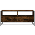 Salontafel 100X50X45 Cm Bewerkt Hout En Metaal
