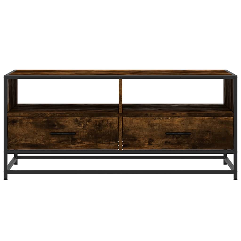 Salontafel 100X50X45 Cm Bewerkt Hout En Metaal