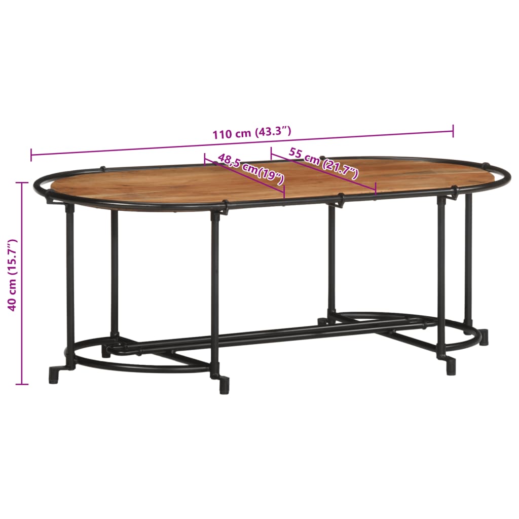 Salontafel 110X55X40 Cm