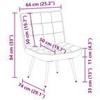 Relaxstoel 64X74X84 Cm Fluweel