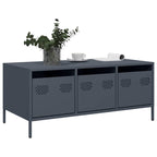 Salontafel 101,5X50X43,5 Cm Koudgewalst Staal Kleurig