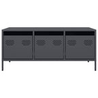 Salontafel 101,5X50X43,5 Cm Koudgewalst Staal Kleurig