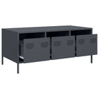 Salontafel 101,5X50X43,5 Cm Koudgewalst Staal Kleurig