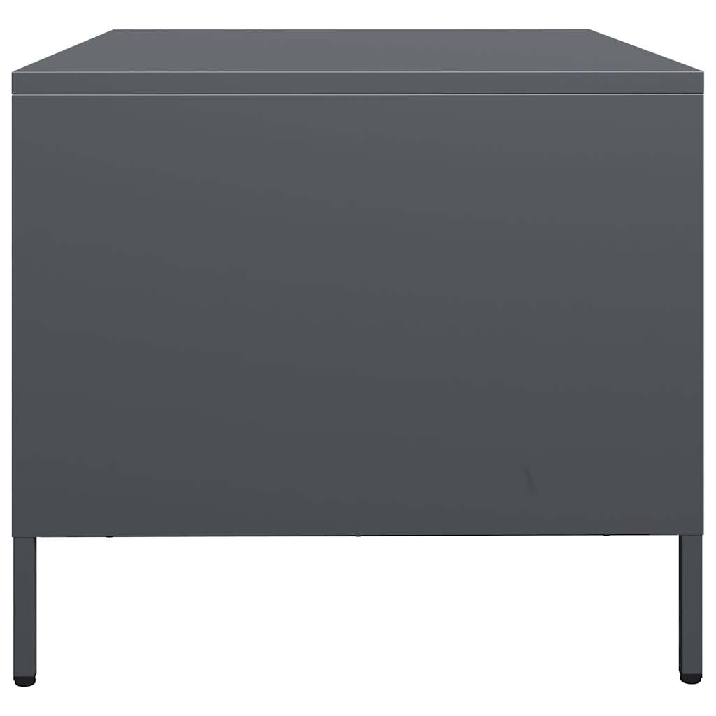 Salontafel 101,5X50X43,5 Cm Koudgewalst Staal Kleurig