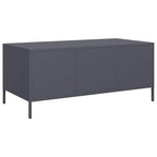 Salontafel 101,5X50X43,5 Cm Koudgewalst Staal Kleurig