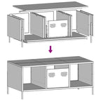 Salontafel 101,5X50X43,5 Cm Koudgewalst Staal