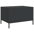 Salontafel 68,5X50X43,5 Cm Koudgewalst Staal