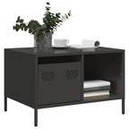Salontafel 68,5X50X43,5 Cm Koudgewalst Staal