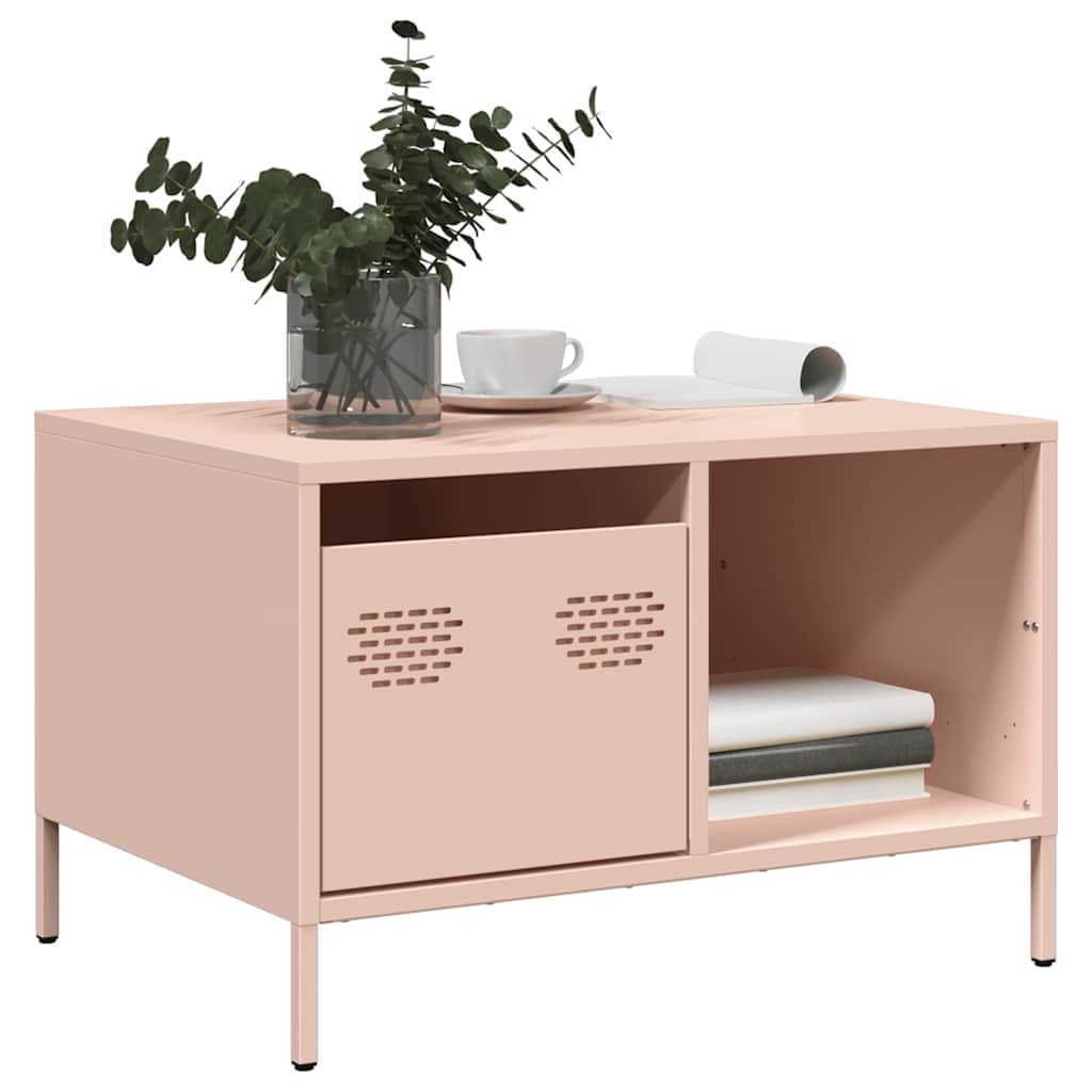 Salontafel 68,5X50X43,5 Cm Koudgewalst Staal