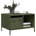 Salontafel 68,5X50X43,5 Cm Koudgewalst Staal