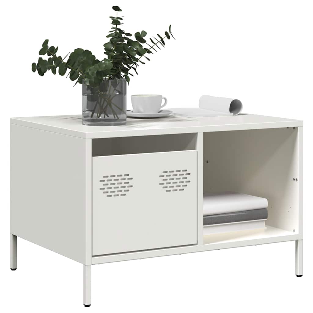 Salontafel 68,5X50X43,5 Cm Koudgewalst Staal