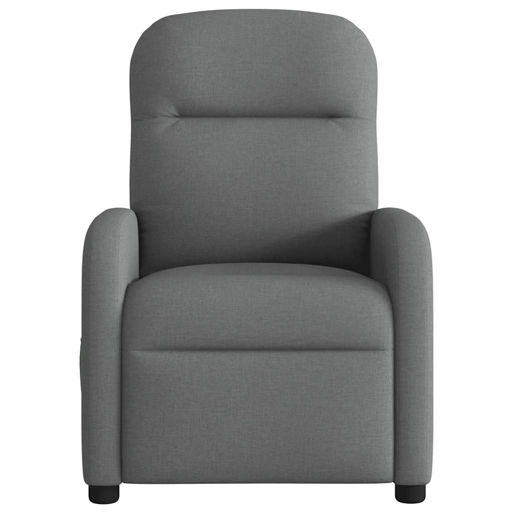 Massagestoel Stof Donkergrijs