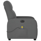 Massagestoel Stof Donkergrijs