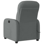 Massagestoel Stof Donkergrijs
