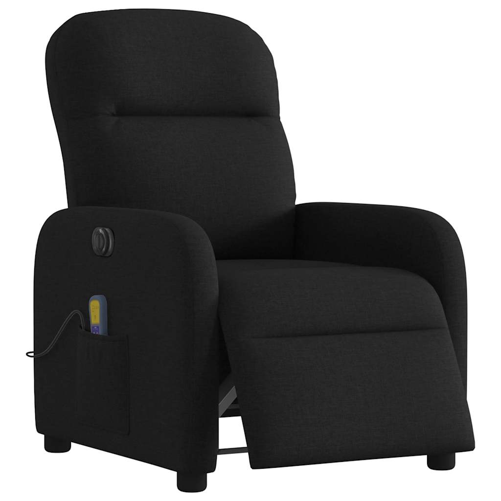 Massagestoel Stof Zwart