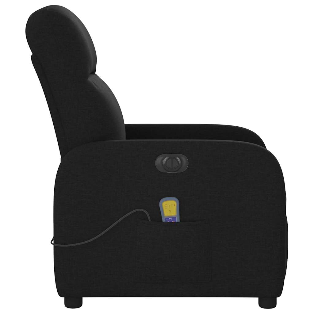 Massagestoel Stof Zwart
