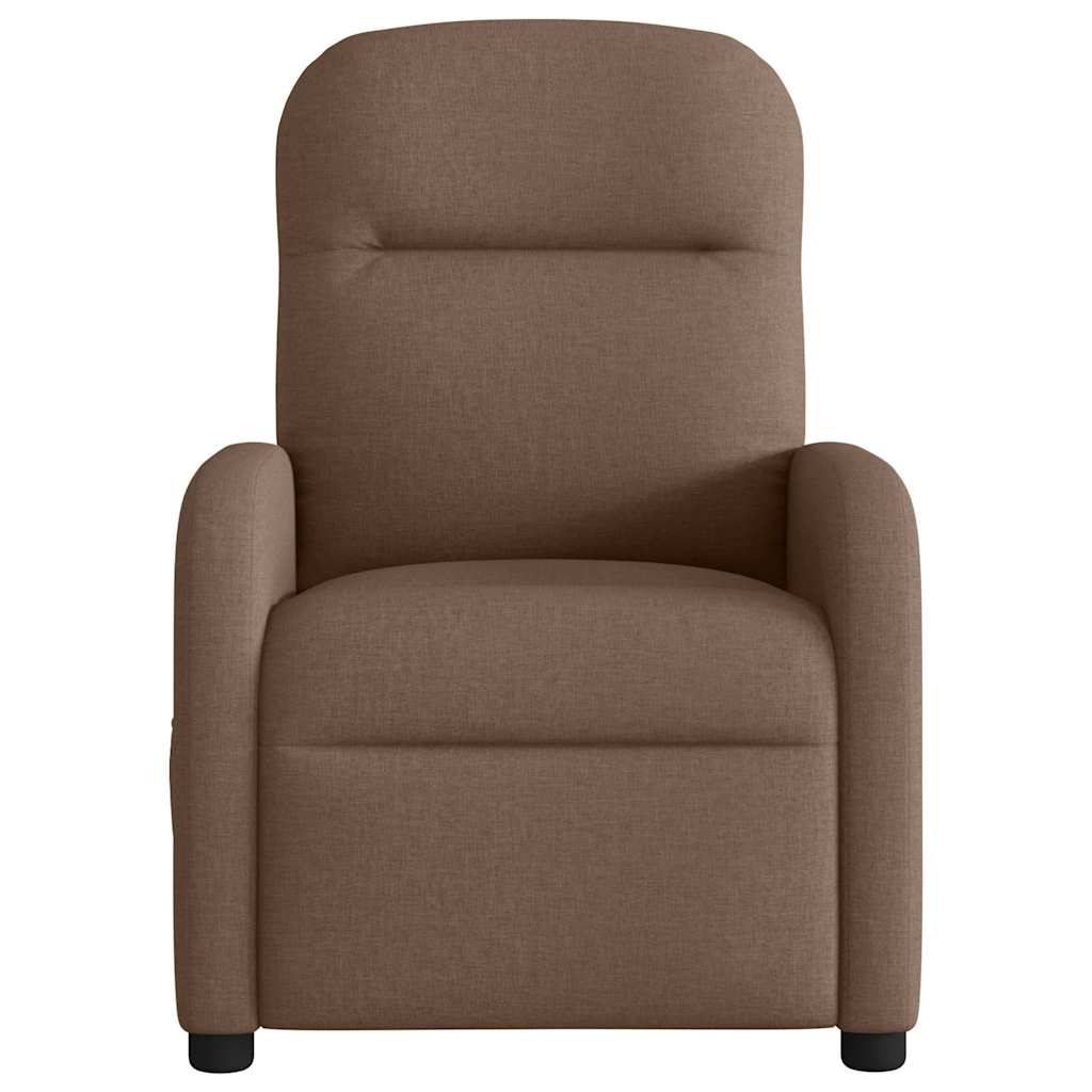 Massagestoel Stof Bruin