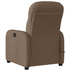 Massagestoel Stof Bruin