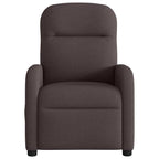 Massagestoel Stof Donkerbruin