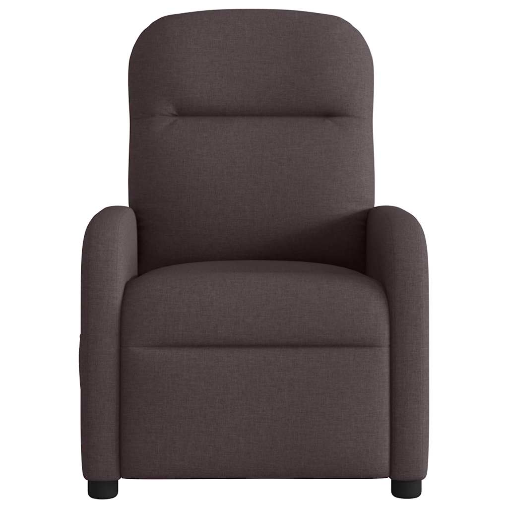 Massagestoel Stof Donkerbruin