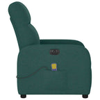 Massagestoel Stof Donkergroen
